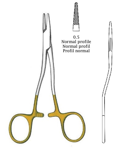 [IU-08624P] Kilner premium needle holder, TC Gold