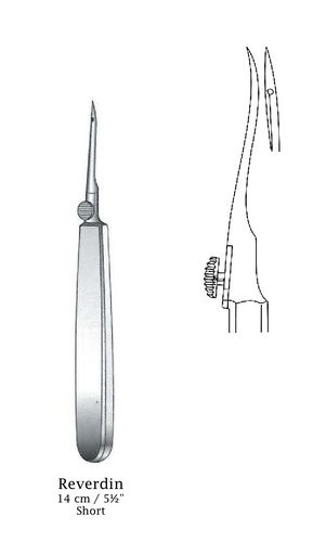 [IU-03312P] Aguja Reverdin premium, pequeña, figura 1