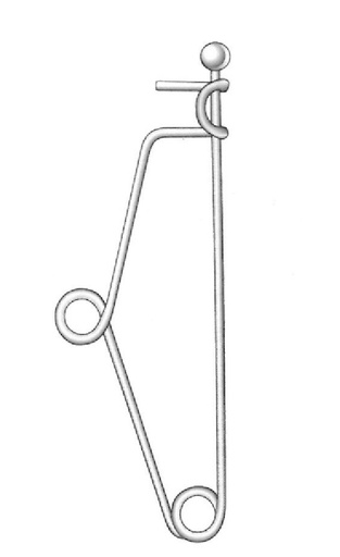 [IU-06190P] Imperdible Mayo premium, extremo esférico