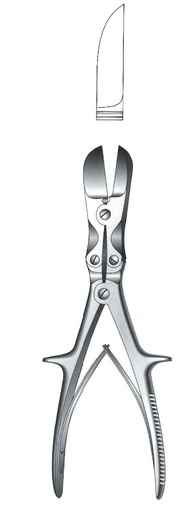 [IU-08152P] Stille-Liston Premium bone cutting clamp, straight