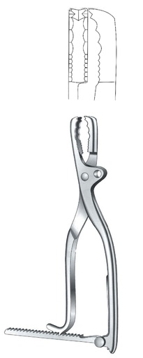 [IU-07358P] Farabeuf-Lambotte Premium bone clamping clamp, adjustable-length = 26 cm / 10-1 / 4 "