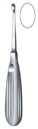 [IU-07434P] Volkmann Premium bone cureta, Figure 5 - Length = 17 cm / 6-3 / 4 "
