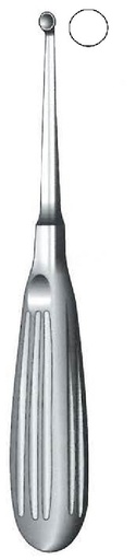 [IU-07474P] Bruns premium bone curette, figure 0 - length = 17 cm / 6-3/4"