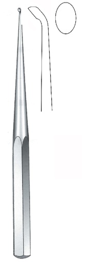 [IU-07597P] Premium Brun Bone Curette, 45° Angle, Figure 5 - Length = 23 cm / 9"