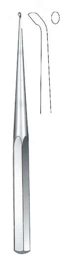 [IU-07582P] Premium Brun Bone Curette, straight, figure 00 - length = 23 cm / 9"