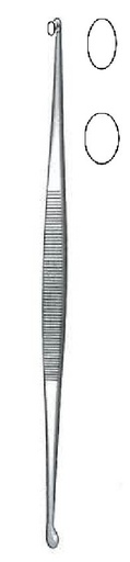 [IU-07368P] Williger premium bone curette, oval tips, figure 0/1