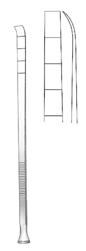 [IU-04993P] Osteotome Epker Premium, Fort Curve, Valva = 6 x 1.2 mm