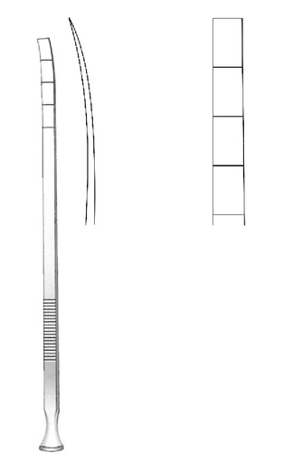 [IU-04992P] Epker Premium osteotome, slightly curved, valve = 6 x 1.2 mm