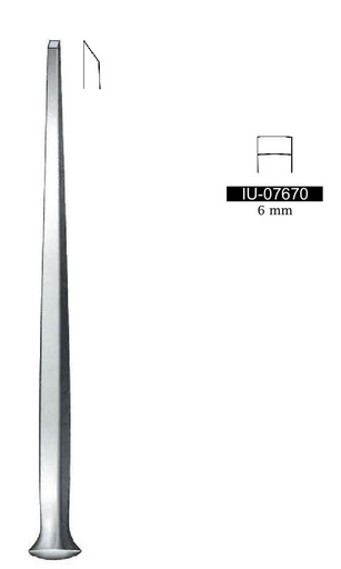 [IU-07670P] Cincel Alexander premium - longitud = 18 cm / 7", ancho = 6 mm