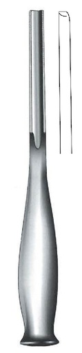 [IU-07766P] Gubia for the bone Smith-Peterson Premium, straight, wide = 14 mm
