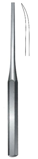 [IU-07783P] Osteótomo para hueso Hibbs-Hilder premium, curvo, ancho = 6 mm - longitud = 24 cm / 9-1/2"