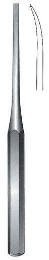 [IU-07785P] Osteótomo para hueso Hibbs-Hilder premium, curvo, ancho = 19 mm - longitud = 24 cm / 9-1/2"