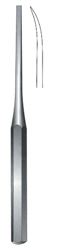 [IU-07786P] Hibbs-Hilder Premium bone osteo, curved, wide = 25 mm-length = 24 cm / 9-1 / 2 "