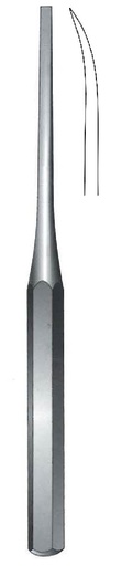 [IU-07787P] Hibbs-Hilder Premium bone osteo, curved, wide = 32 mm-length = 24 cm / 9-1 / 2 "