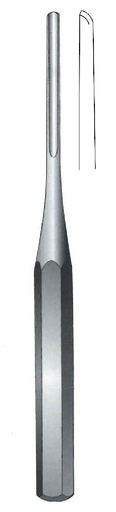 [IU-07790P] Gubia for Hilder Premium bone, straight, wide = 19 mm - length = 23 cm / 9 "