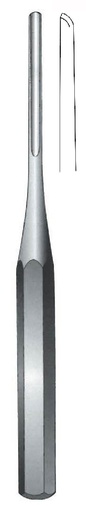 [IU-07791P] Gubia for Hilder Premium bone, straight, wide = 25 mm - length = 23 cm / 9 "