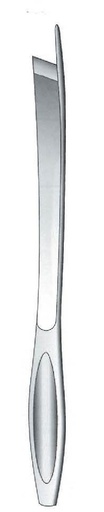 [IU-07044P] Brunetti premium bone chisel, right - length = 28 cm / 11"