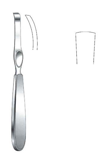 [IU-07894P] Periostótomo Lambotte premium, ancho = 15 mm