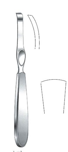[IU-07895P] Periostótomo Lambotte premium, ancho = 20 mm