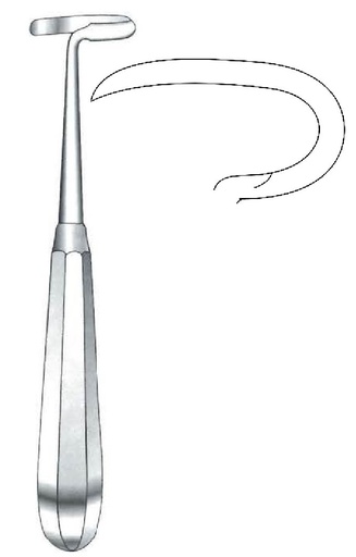 [IU-07885P] Legra Doyen premium para adultos, izquierda - longitud = 17 cm / 6-3/4"