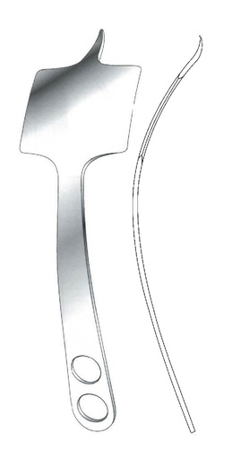 [IU-07933P] Palanca para hueso Hohmann premium, ancho = 70 mm