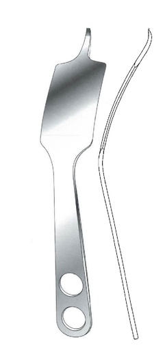 [IU-07934P] Premium Hohmann bone lever, wide = 43 mm