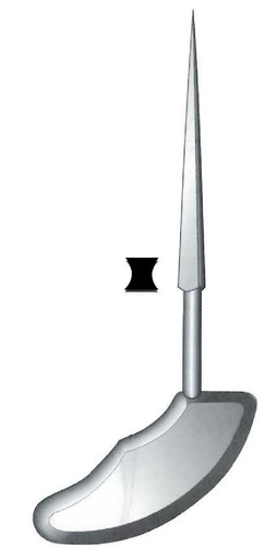 [IU-07187P] Escariador para hueso Perthes premium - longitud = 21 cm / 8-1/4"