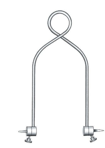 [IU-07446P] Bohler Premium wire traction arc for femur and knee - size = 21 x 15 cm, 8 "x 6"