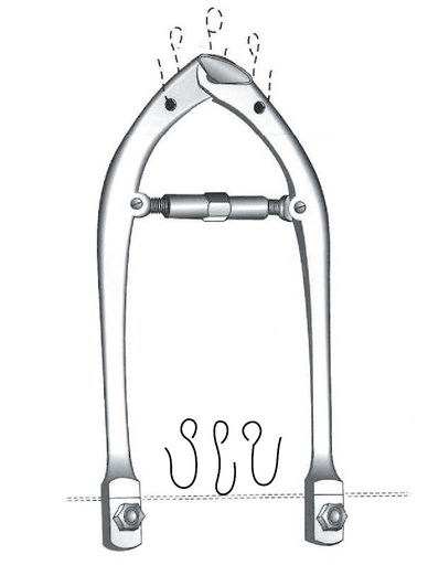 [IU-06722P] Arco de extensión premium - tamaño = 18 x 10 cm