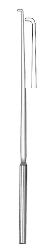 [IU-03668P] Dandy premium nerve hook, straight - length = 20 cm / 8 "