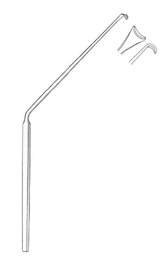 [IU-03651P] Premium Love Nerve Root Retractor, Angle = 45°