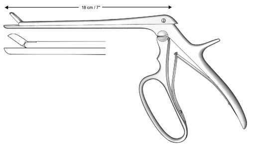 [IU-04703P] Pinza para laminectomía Ferris-Smith-Cushing premium, recta, tamaño = 3 x 10 mm