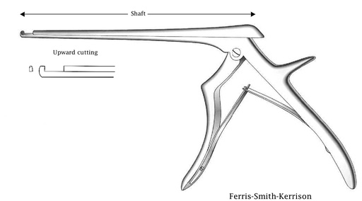 [IU-03493P] Detachable punch Ferris-Smith-Kerrison Premium-Axis length = 20 cm, 90 ° up