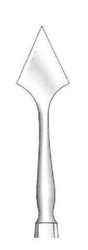 [IU-06556P] Bisturí para querátomo Jaeger premium, recto, figura 3