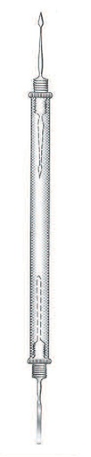 [IU-06373P] DIX doble punta aguja y spud, invertable
