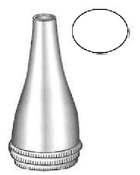[IU-04348P] Gruber premium ear speculum, oval, figure 4