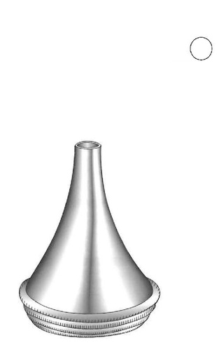 [IU-04335P] Boucheron premium ear speculum, round - figure 1