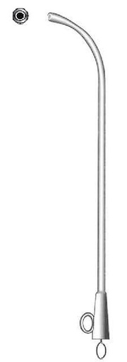 [IU-04605P] Catéter para oído Hartmann premium, figura 1 - longitud = 15 cm / 6"