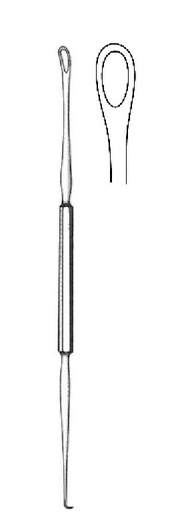 [IU-04630P] Gancho y cureta Gross premium - longitud = 12 cm / 4-3/4"