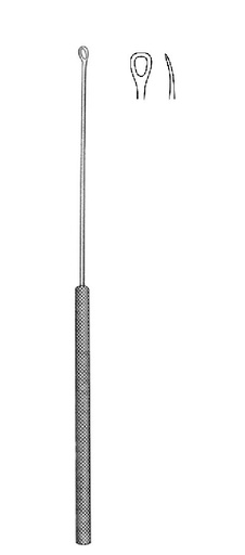 [IU-04436P] Cureta para el oído Weber-Loch premium