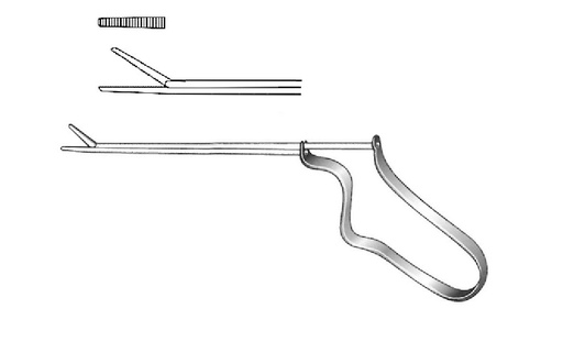 [IU-04253P] Pinza para pólipo oído Buck premium - longitud = 11.5 cm / 4-1/2"
