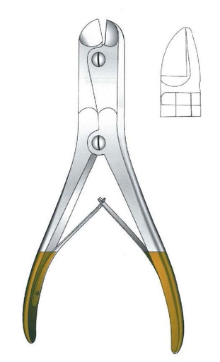 [IU-08241P] Premium Wire Cutter, TC Gold - length = 16 cm / 6-1/2"