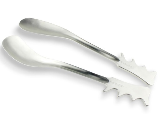 [IU-TH39P] Obstetric spatula of Thierry, par, 39 cm