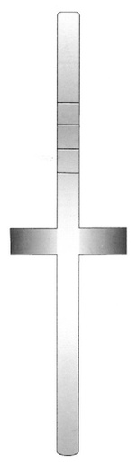 [IU-04804P] Osteótomo Cottle premium con mango en T, ancho = 7 mm - longitud = 18 cm / 7"