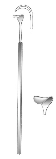 [IU-01221P] Separador Cushing premium, ancho = 16 mm - longitud = 24 cm / 9-1/2"
