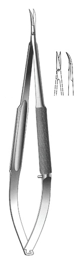 [IU-02833P] Micro tijera Gomel con mango plano premium - longitud = 16 cm / 6-1/4"