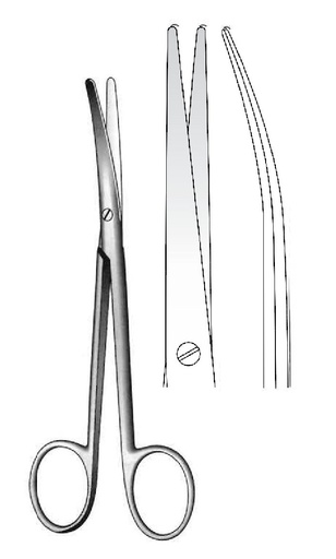 [IU-02674P] Tijera para disección Lexer-Fine premium, curvada