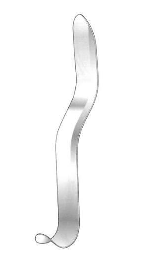 [IU-05348P] Cawood-Minnesota premium cheek retractor, width = 20 mm - length = 15.5 cm / 6"