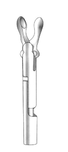 [IU-05486P] Pinza para pólipo laríngeo premium, punta = 7 mm