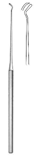 [IU-04404P] Micro dissector fisch premium, double angle to the left